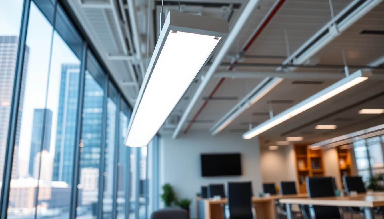 Verken de voordelen van led tl armatuur in moderne kantoorruimtes met energiezuinige verlichting.