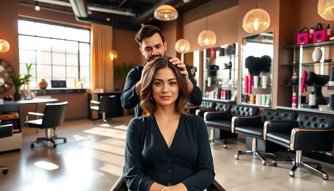 Ace of Fades 212 hair replacement specialist enhancing confidence in a modern NYC studio.
