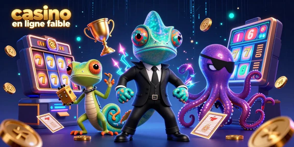 Profitez d'une expérience immersive dans un casino en ligne fiable avec un agent secret et des éléments de jeu dynamiques.