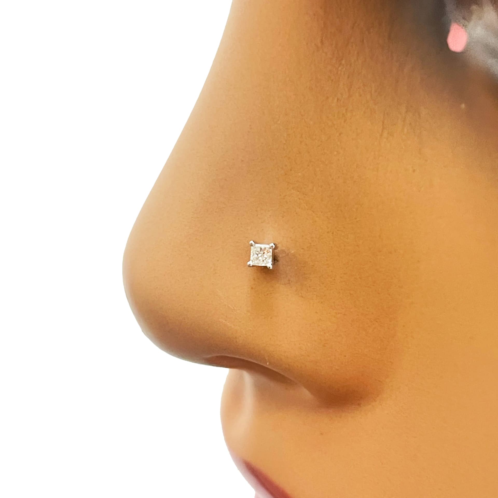 Elegant Real Diamond Nose Ring | Cervin Blanc