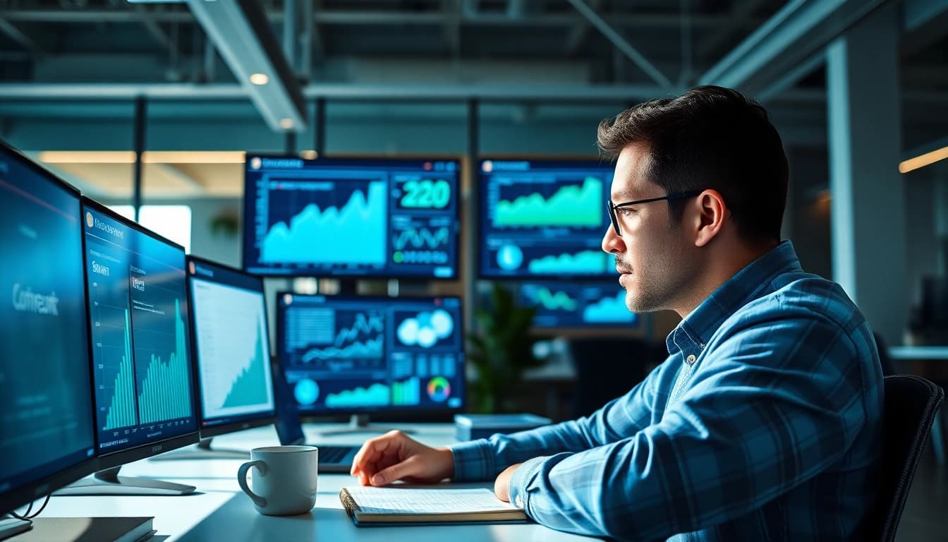 Analyze metrics to effectively track content engagement in a professional workspace.