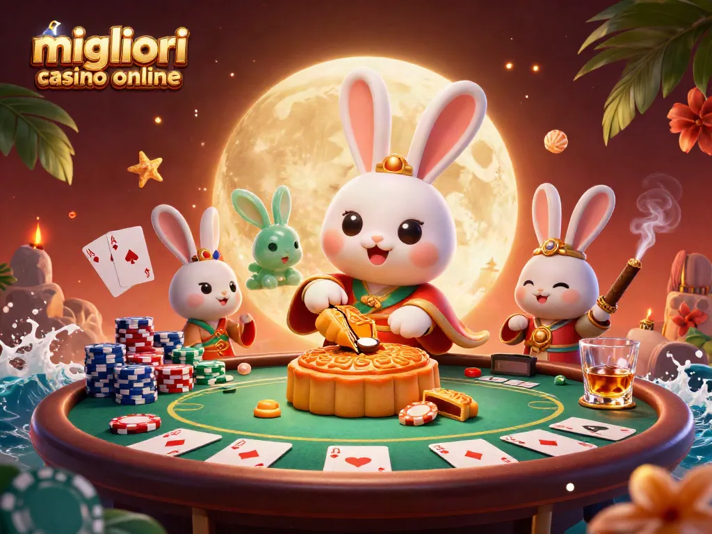 Gioca ai migliori casinò online con slot, poker e chip dorati tra fiori tropicali.