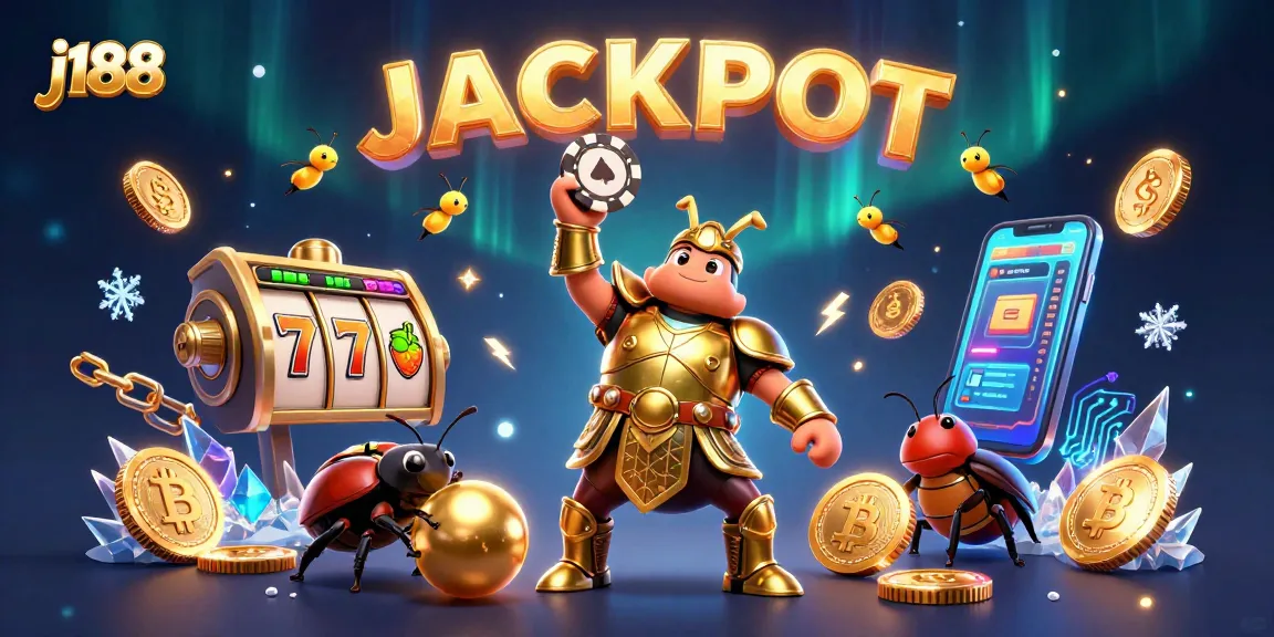 Engage with j188 and experience thrilling slot wins featuring a gladiator beetle and bright jackpots.