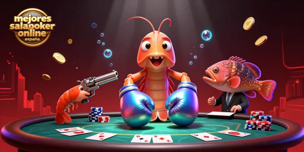 Juega y gana en las mejores salas de poker online España en esta escena vibrante y dinámica.
