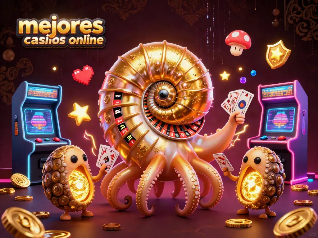 Conoce los mejores casinos online mientras juegas al azar con el nautilus de oro y compañeros fósiles brillantes.