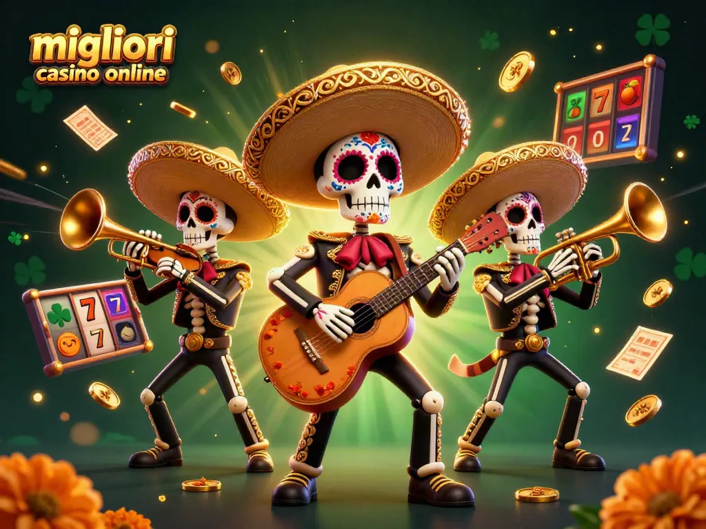 Giocare nei migliori casino online con giri gratuiti e jackpot in un'atmosfera festosa e colorata.