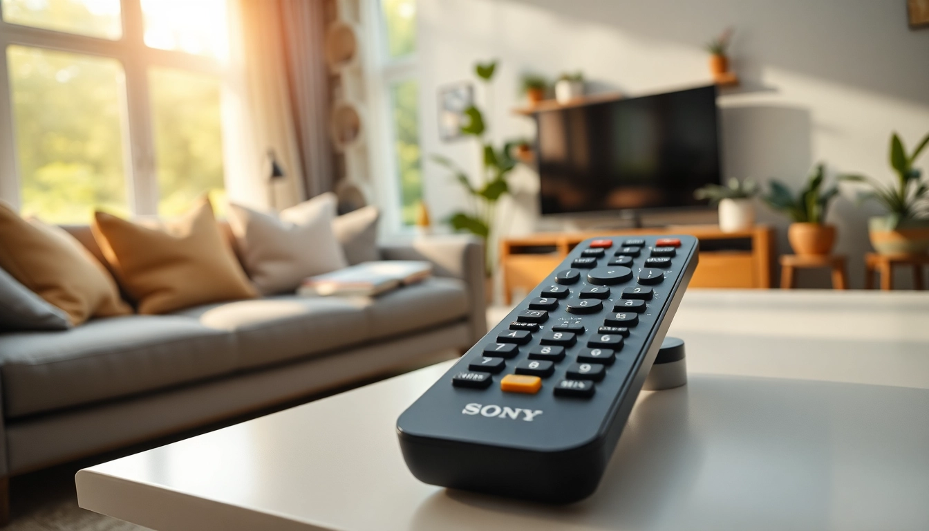 Steuern Sie Ihr TV-Erlebnis mit dem vielseitigen Sony RMT-TX200E, einer eleganten Fernbedienung für modernes Entertainment.