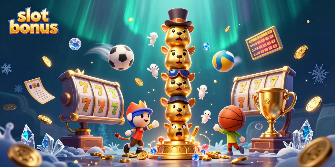 Engage with exciting slot bonus gameplay featuring a colorful totem and vibrant casino elements.