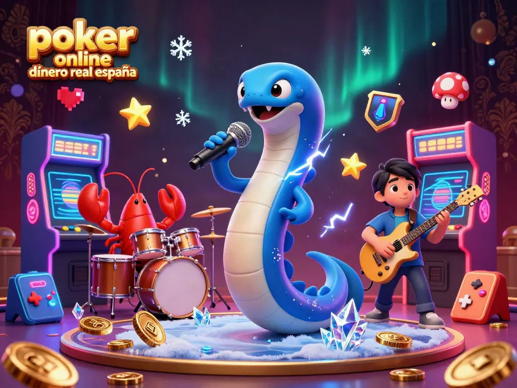 Disfruta del póker online dinero real España con una escena vibrante de un casino submarino lleno de acción.
