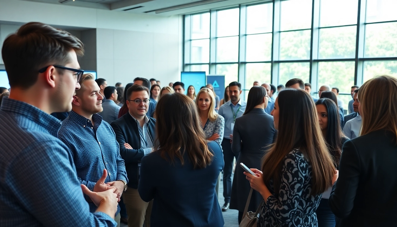 Engaging networking atmosphere at the founder investor networking conference featuring diverse participants.
