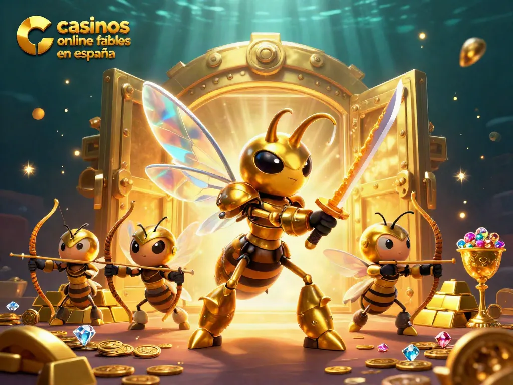 Juega en casinos online fiables en España con este arte digital de tragamonedas y elementos de casino.