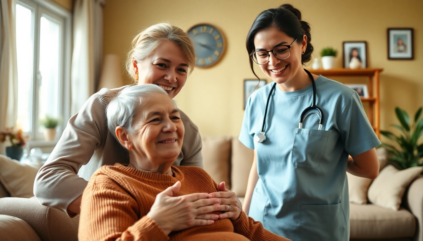 Senior caregivers austin tx supporting an elderly person in a warm, inviting home environment.