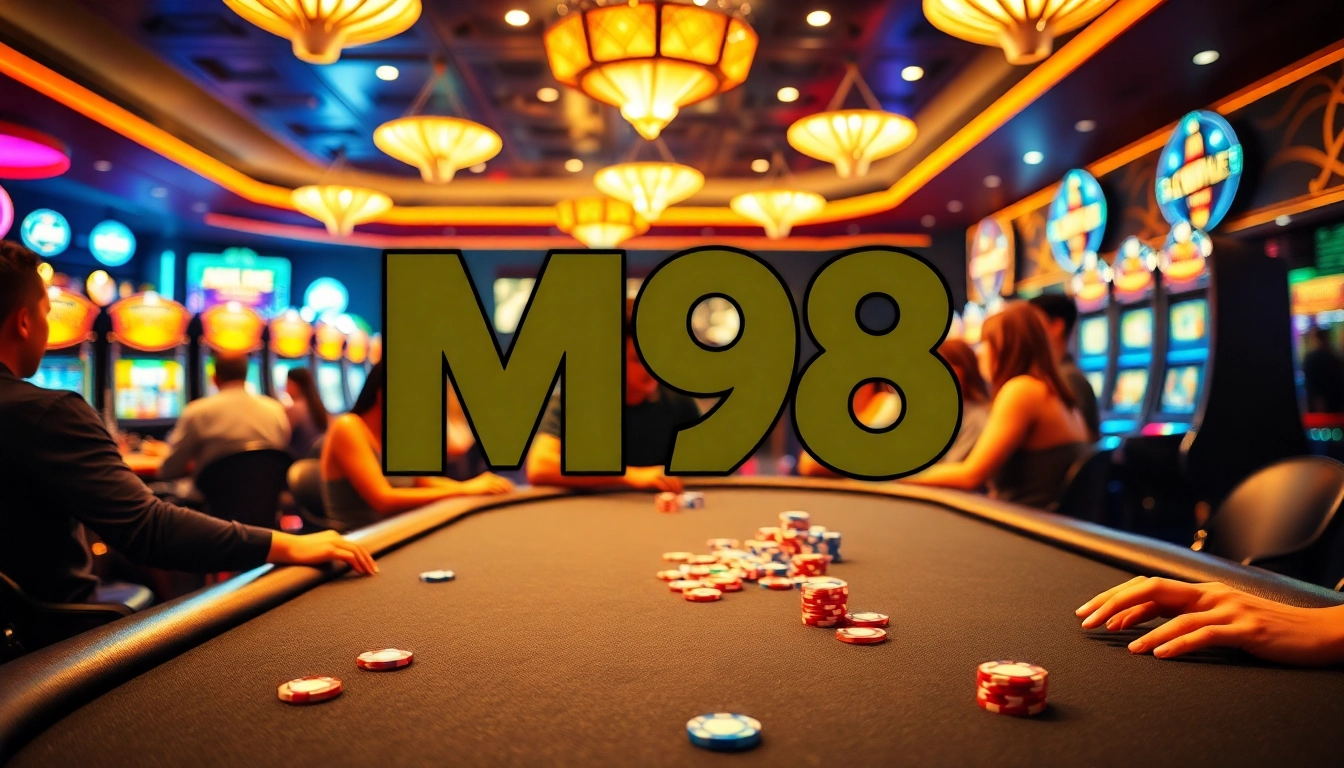 ทางเข้า m98 เข้าร่วมสนุกกับบรรยากาศคาสิโนที่คึกคักและเต็มไปด้วยสีสัน