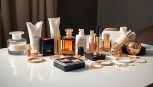 Professional product photography showcasing fashion accessories and cosmetics in Milan