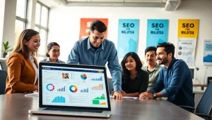 Boost your SEO Malaysia strategy with a collaborative digital marketing team in action.