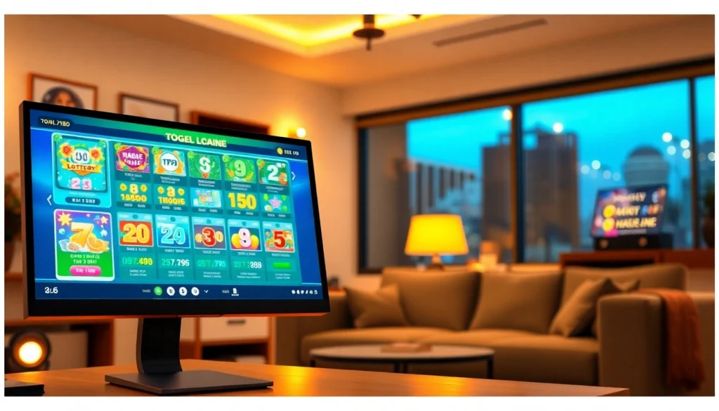 Menampilkan antarmuka situs togel online yang menarik dan dinamis untuk pengalaman bermain yang menarik.