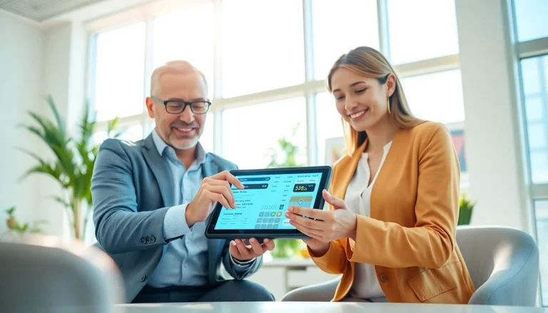 신용카드 현금화를 주제로 하는 현대 사무실의 금융 상담 이미지