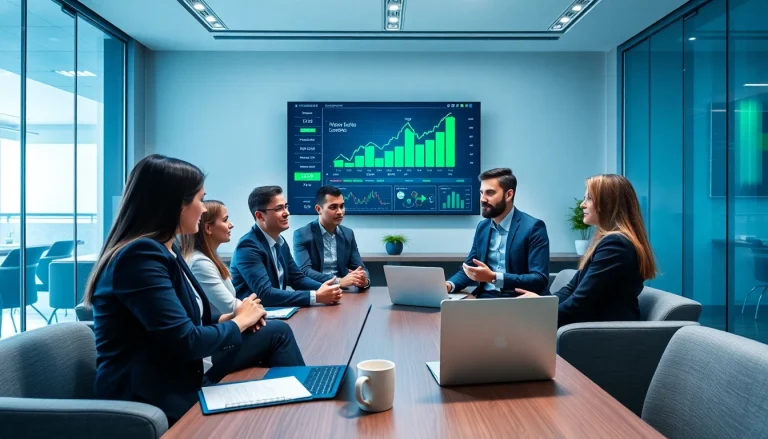 Consultants from Quickplus Business Consultants collaborating in a modern office setting