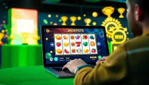 Menggambarkan penggunaan agen toto dalam permainan slot online yang penuh warna dan menarik.