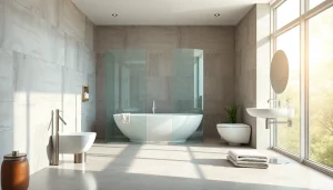 Entdecken Sie die hochwertigen Designs von Sonni Sanitär in einem modernen Badezimmer.