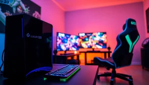 Permainan menarik di luxury333 dengan setup gaming modern dan stylish.