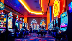 Menampilkan bandar toto yang menarik dengan elemen grafis perjudian online yang vibran.