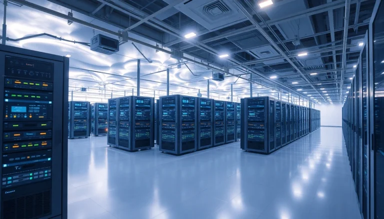 Visualiza un entorno Cloud Environment con servidores interconectados y tecnología avanzada.