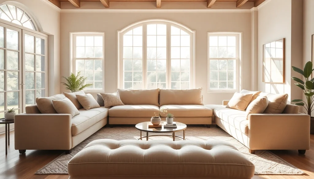 Transform your space with versatile sofa beds in a cozy living room setup.