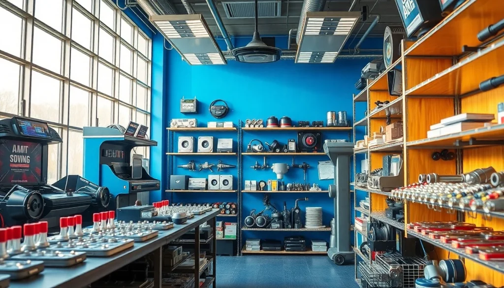 Premium bowling parts for AMF showcased in a professional showroom, highlighting quality and innovation.