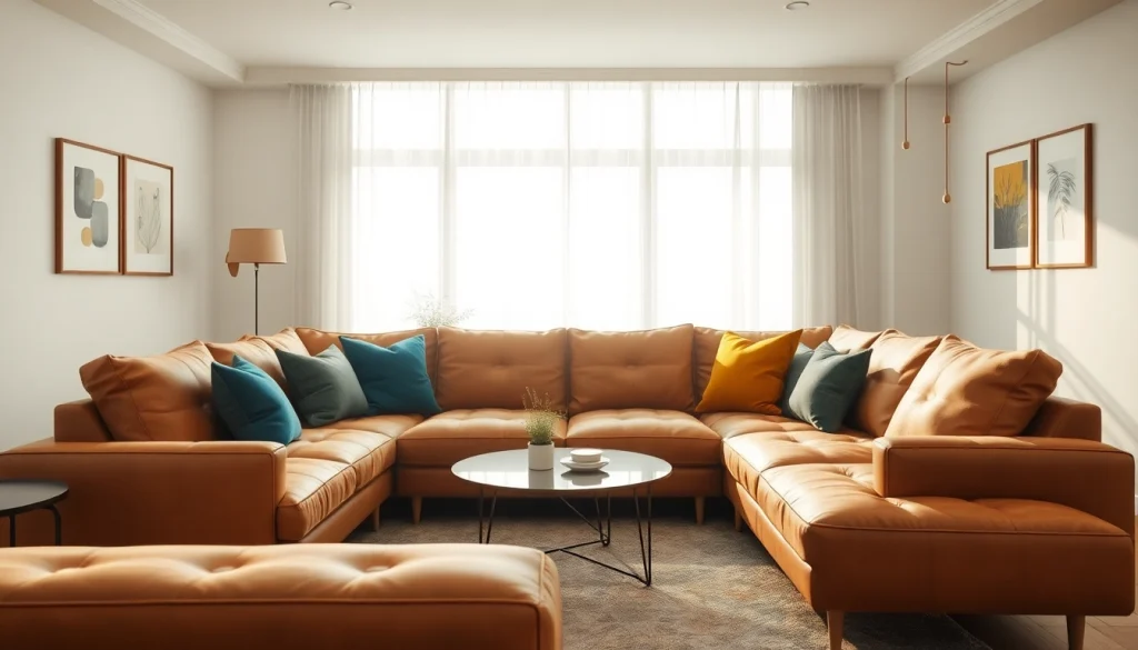 Stylish corner sofa at https://corner-sofas.co.uk, featuring rich textures and a cozy atmosphere.