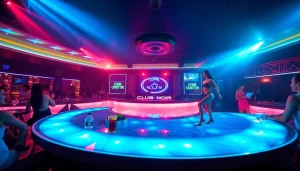 Experience the excitement at Club sxm, St. Martin's premier nightlife destination featuring stunning dancers and vibrant ambiance.