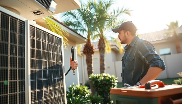 Expert technician performing ac repair mesa az for enhanced home comfort.