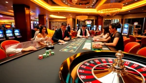 Trải nghiệm cảm giác hồi hộp ở bàn chơi Bet VIP với màu sắc sống động và không khí chuyên nghiệp.