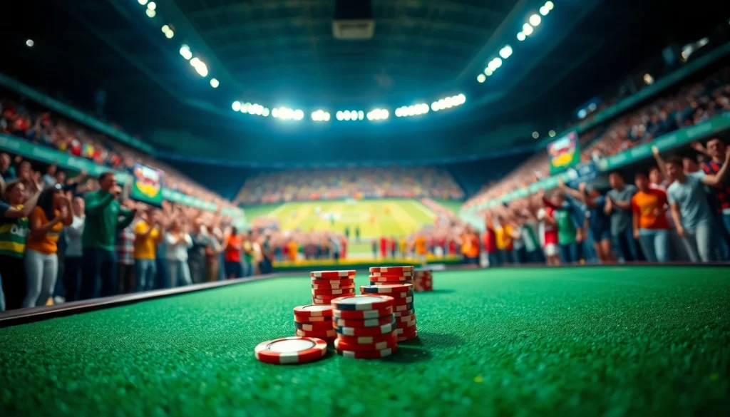 Taruhan judi bola yang menarik dengan peserta aktif dan suasana stadion yang meriah