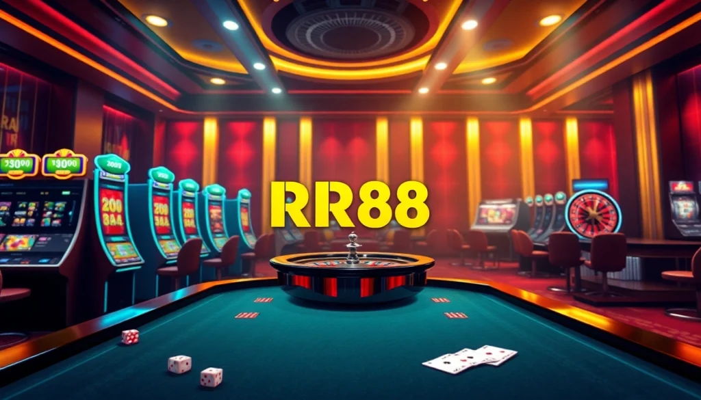 Experience excitement at https://rr88.wales/ with players engaging in poker and slot games.
