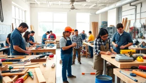 Students engaging in training at hawaii trade schools to develop practical skills.