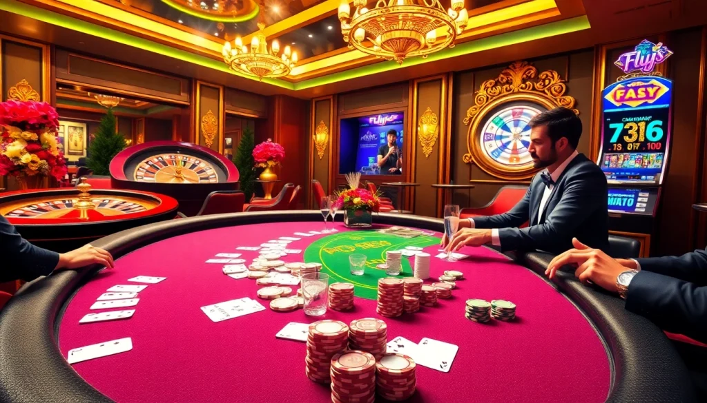 Experience high-stakes action at FLY 88 casino with vibrant tables and thrilling games.