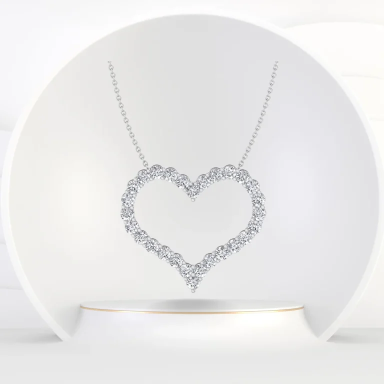 Open_Heart_Diamond_Pendant_Necklace_2.05CT_Valentines_Gift