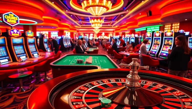 Experience thrilling cs2 gambling sites in an energetic casino with vibrant games and enthusiastic players.