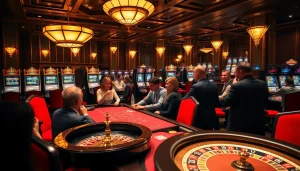 Experience high-stakes baccarat action at Haywin casino, where players eagerly strategize for big wins.