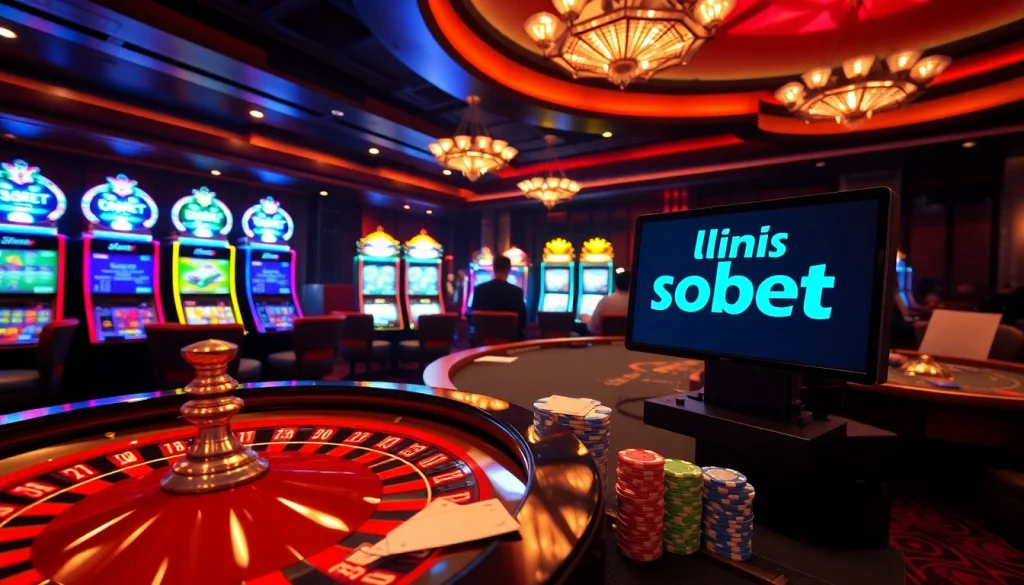 Experience thrilling gameplay with llink alternatif sbobet at elegant casino tables.
