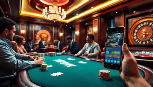 Engage in exhilarating gameplay at Daftar Modal138 with luxurious poker tables and stylish players.