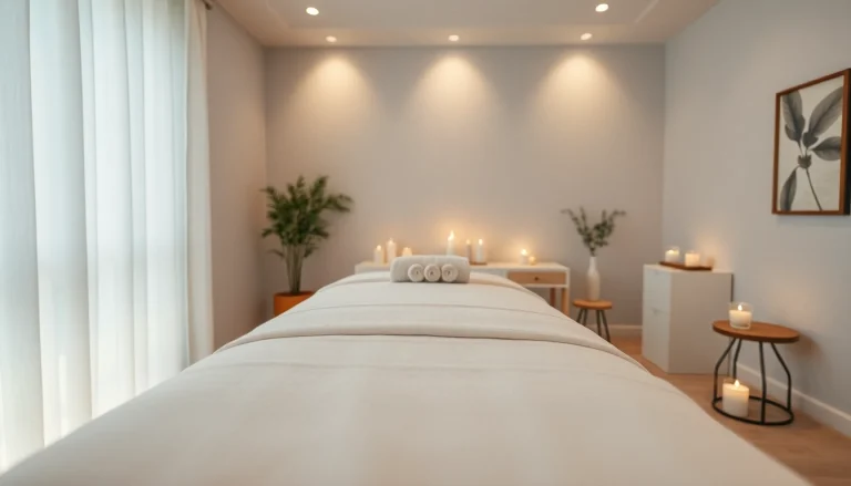 편안한 장식이 있는 포항스웨디시 마사지 치료실