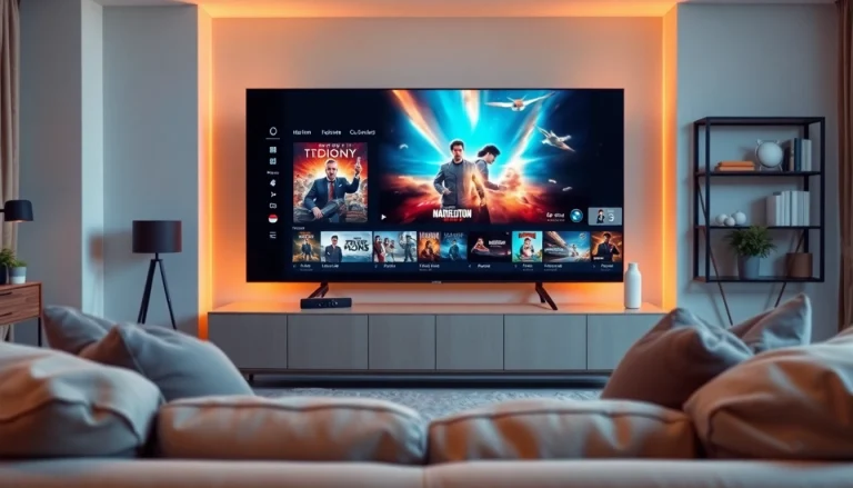 ดูหนังออนไลน์ บนหน้าจอทีวีขนาดใหญ่ในบรรยากาศบ้านที่อบอุ่น