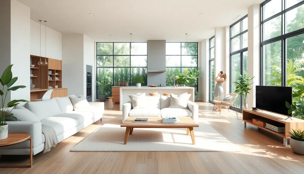 Experience Seamless Living through a beautifully designed open-plan space that combines comfort and modern aesthetics.