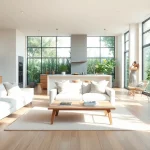 Experience Seamless Living through a beautifully designed open-plan space that combines comfort and modern aesthetics.