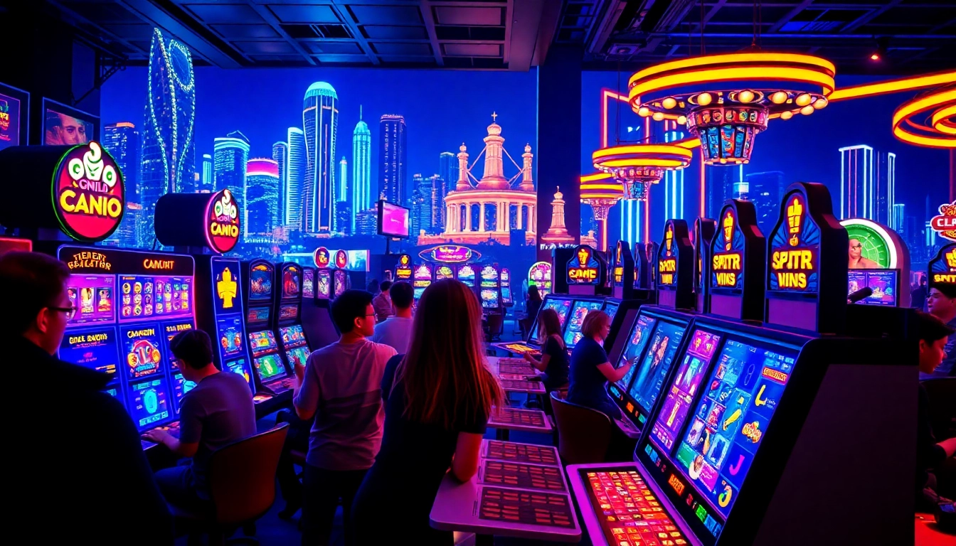 Experience thrilling gameplay at Non gamstop casino with vibrant slot machines and interactive gaming.