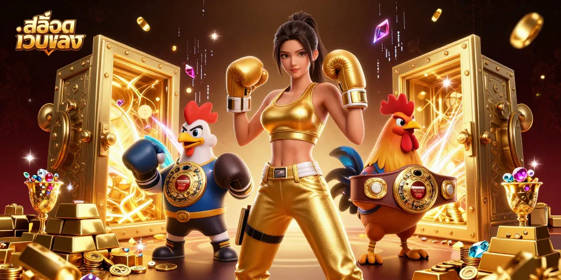 Engage with สล็อตเว็บตรง and experience an exciting dynamic 3D illustration of casino-themed characters.