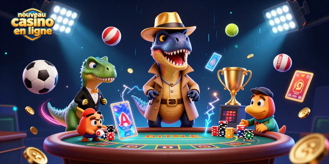 Découvrez le nouveau casino en ligne avec un velociraptor à la table de blackjack