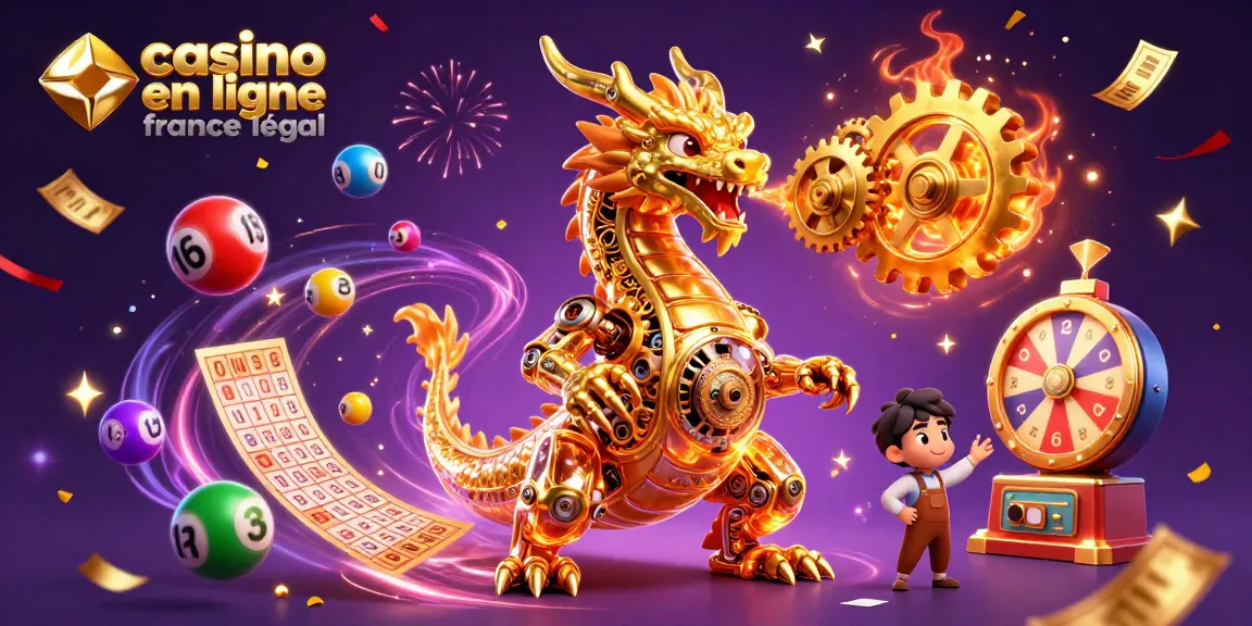 Découvrez les jeux et la légalité du casino en ligne France légal avec notre illustration dynamique et festive.
